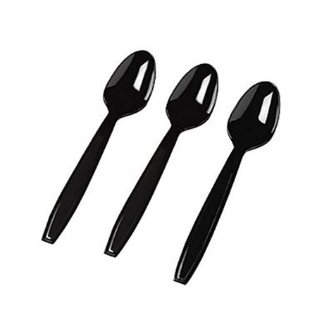 FINELINE SETTINGS Black Spoons- Bag 2515-BK